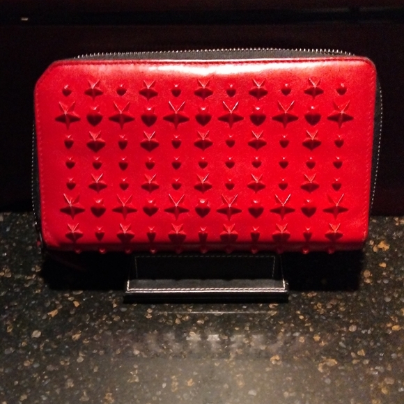Jimmy Choo Red Long Leather Wallet - Picture 3 of 12